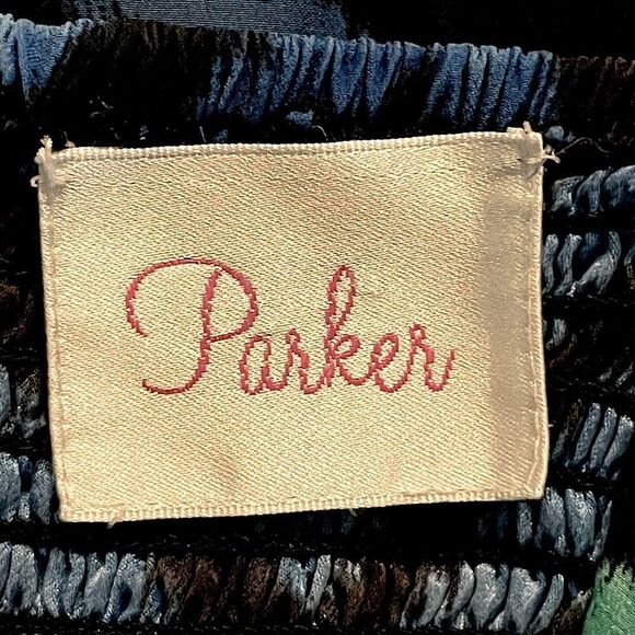 Parker, 100% Silk, Colorful Print, Womens Midi Dress. Fits Like a Small. - Picture 5 of 7